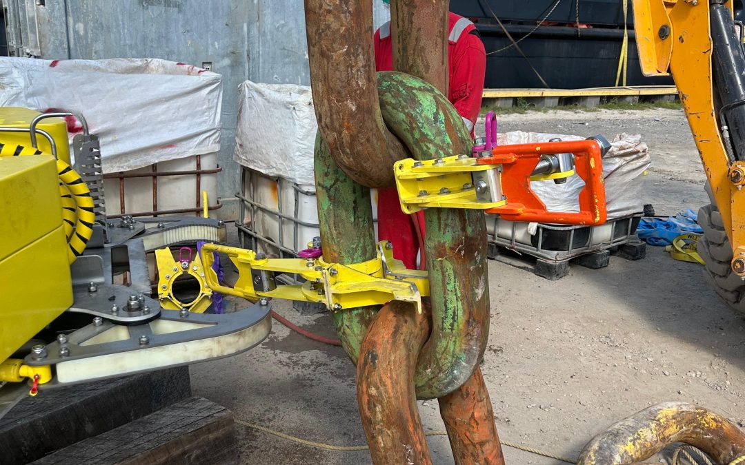 Shenandoah Mooring Chain Cutting